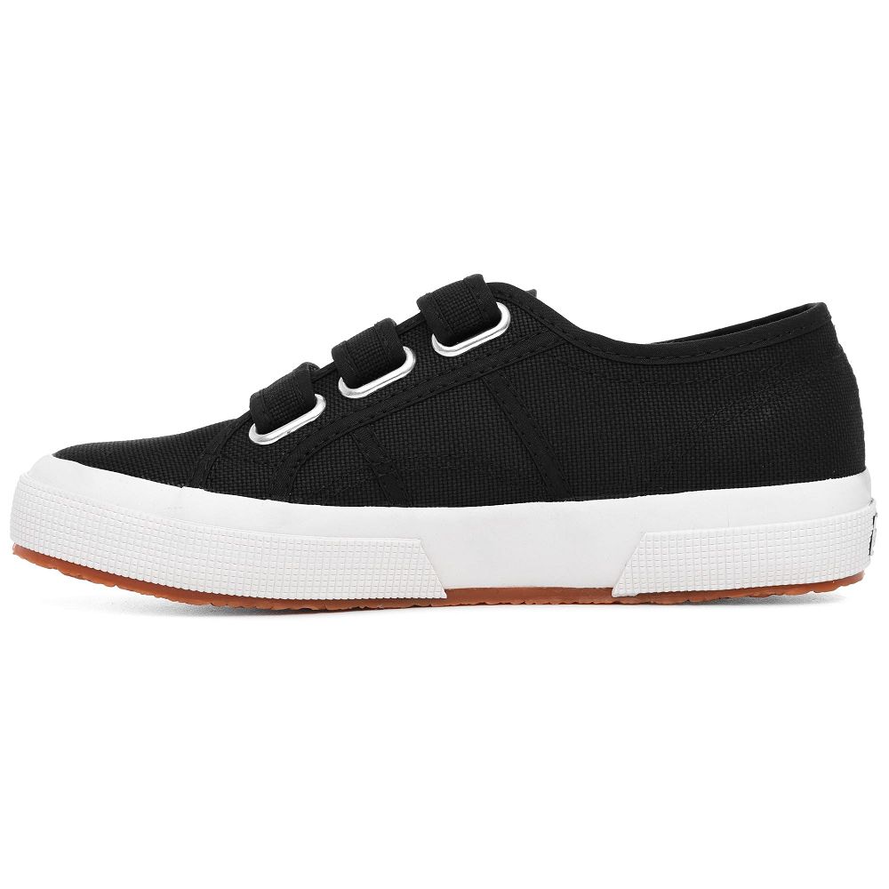 Superga 2750 Cot3strapu Black Sneakers - Women's Sneakers USA | US1510022